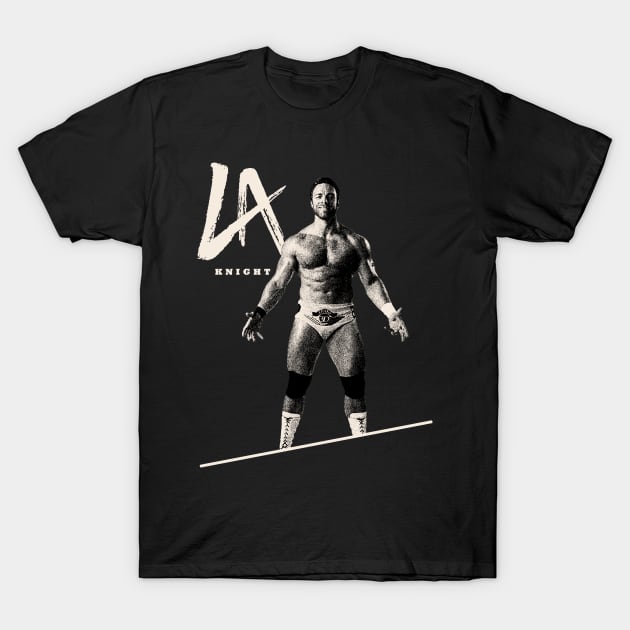 la knight 36// black white design T-Shirt T-Shirt by YukieapparelShop